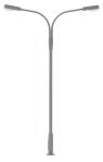 FALLER 180220 - H0 - LED-Kofferleuchte, zweiarmig, kaltweiß, Ep. IV